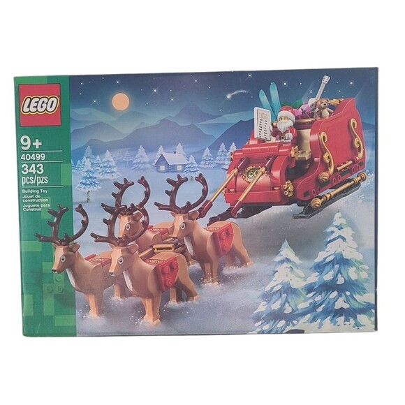Lego Christmas Santa Sleigh 40499 Sealed NIB Retired Holiday Decoration - Picture 1 of 9